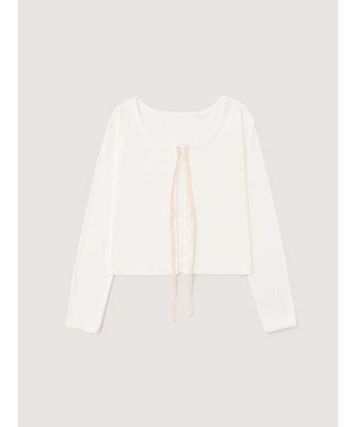 SOOPUI(スープイ)の「Fluffy organic cotton string cardigan in Ivory(Tシャツ/カットソー・レディース・その他・SMALL/MEDIUM)」の2枚目の写真