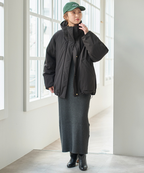 追加》2WAY撥水ダウンハーフコート（ダウンジャケット/コート）｜Spick