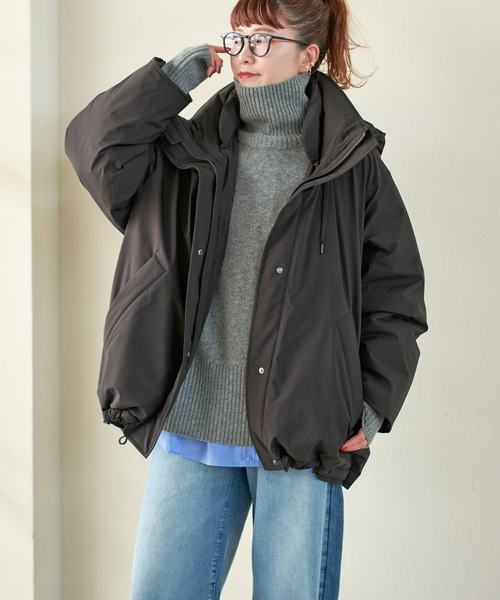 追加》2WAY撥水ダウンハーフコート（ダウンジャケット/コート）｜Spick