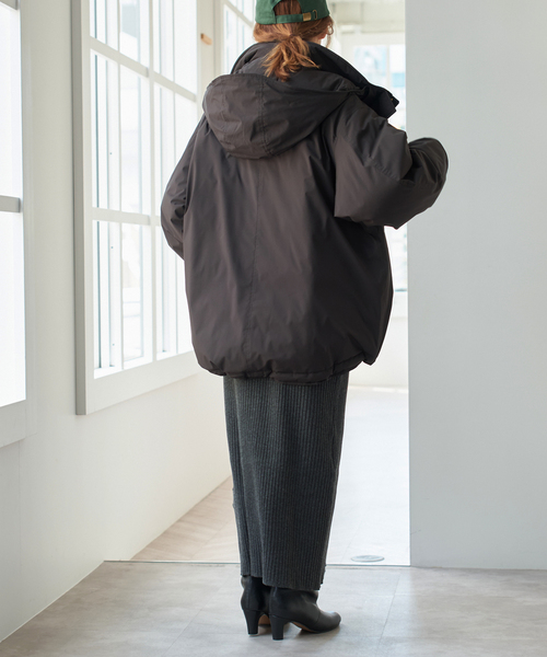 追加》2WAY撥水ダウンハーフコート（ダウンジャケット/コート）｜Spick