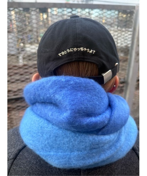 THROW by SLY（スローバイスライ）の「THROW Chaos Fishing Club CAP カオスフィッシングクラブ キャップ 秋服 冬服（キャップ・レディース・ブラック/ダークグレー・FREE）」の4枚目の写真