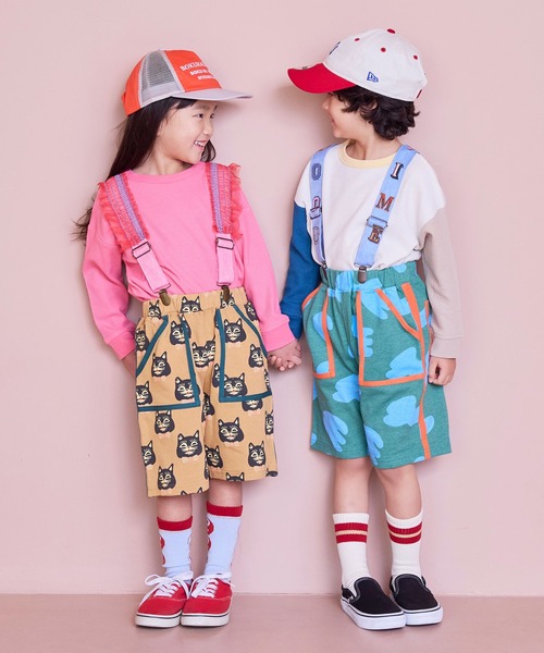 Life Support Products（ライフサポートプロダクツ）の「【26年春夏新色】ワッフルロンT（Tシャツ/カットソー・キッズ・オフホワイト/ブルー/ライトブラウン/グレー系その他/ブラック/ホワイト系その他2/杢グレー/ホワイト系その他/ピンク/グリーン/ライトグリーン/ブルー系その他/イエロー/ラベンダー・100/95/90/80/140/130/120/110/150）」の19枚目の写真