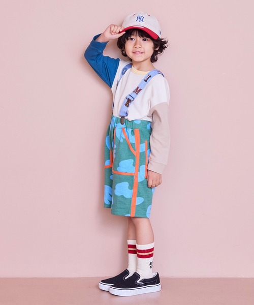 Life Support Products（ライフサポートプロダクツ）の「【26年春夏新色】ワッフルロンT（Tシャツ/カットソー・キッズ・オフホワイト/ブルー/ライトブラウン/グレー系その他/ブラック/ホワイト系その他2/杢グレー/ホワイト系その他/ピンク/グリーン/ライトグリーン/ブルー系その他/イエロー/ラベンダー・100/95/90/80/140/130/120/110/150）」の16枚目の写真