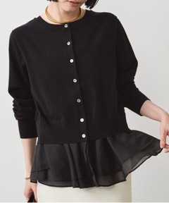 ご自宅でお洗濯可能/日本製【SONO/ソーノ】ﾊﾞｯｸﾃｨｱｰﾄﾞ ﾊｲﾌﾞﾘｯﾄﾞﾆｯﾄ