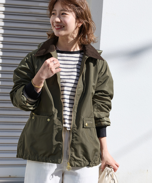 Barbour（バブアー）の「［26SS新作］別注【Barbour/バブアー】modified short jacket：ブルゾン（その他アウター・レディース・カーキ/ブラウン・38）」の14枚目の写真