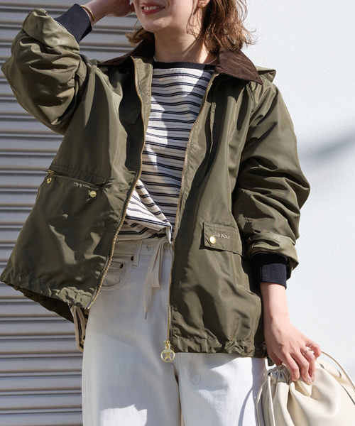 Barbour（バブアー）の「［26SS新作］別注【Barbour/バブアー】modified short jacket：ブルゾン（その他アウター・レディース・カーキ/ブラウン・38）」の15枚目の写真