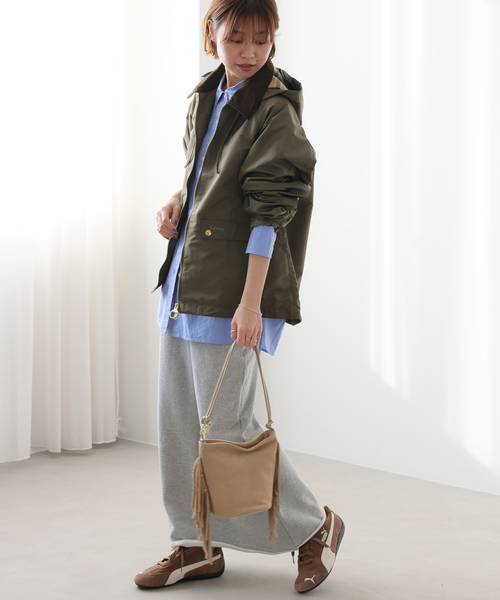 Barbour（バブアー）の「［26SS新作］別注【Barbour/バブアー】modified short jacket：ブルゾン（その他アウター・レディース・カーキ/ブラウン・38）」の20枚目の写真