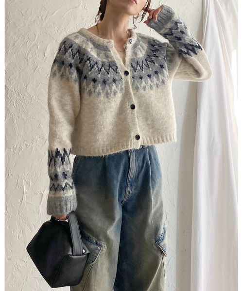 WEB限定》SLOBE citron.Funny カウチンニット | スローブ イエナ(SLOBE