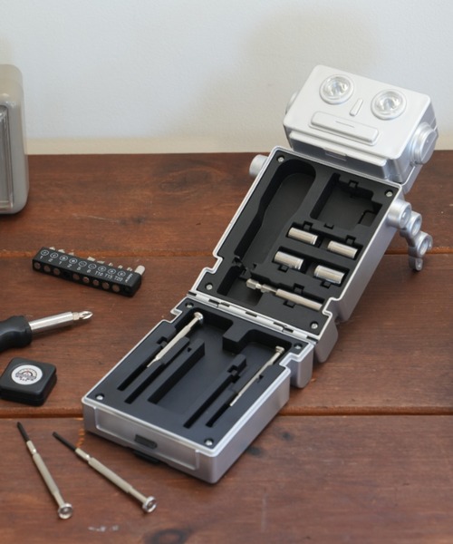 TOOL KIT ROBOT SILVER/ロボット 工具セット（その他雑貨）｜DULTON