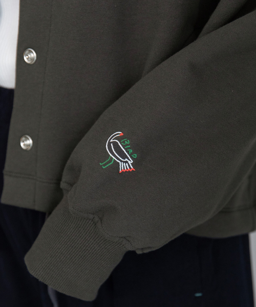 POU DOU DOU(プードゥドゥ)の「ドロストテール裏毛カーディガン(カーディガン/ボレロ・レディース・ダークグレー/ライトパープル/アイボリー・M)」の18枚目の写真