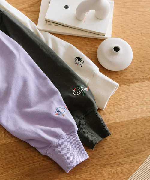 POU DOU DOU(プードゥドゥ)の「ドロストテール裏毛カーディガン(カーディガン/ボレロ・レディース・ダークグレー/ライトパープル/アイボリー・M)」の19枚目の写真