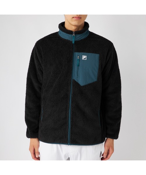 FILA フィラ シャギー フリース ジャケット ブルゾン（ブルゾン