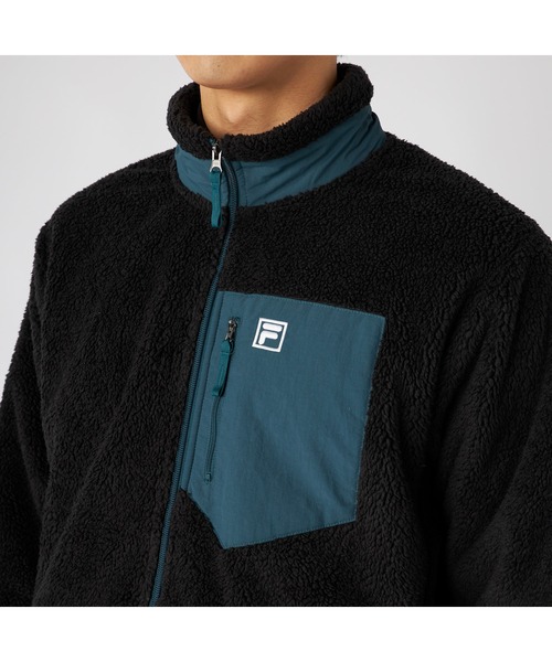 FILA フィラ シャギー フリース ジャケット ブルゾン（ブルゾン