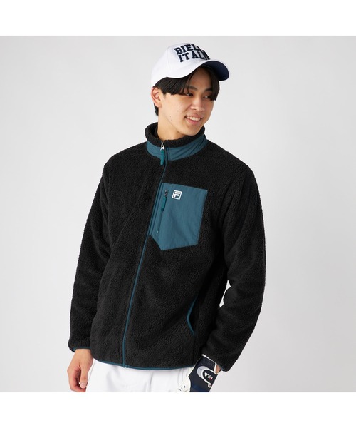 FILA フィラ シャギー フリース ジャケット ブルゾン（ブルゾン