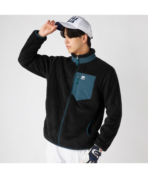 FILA フィラ シャギー フリース ジャケット ブルゾン（ブルゾン