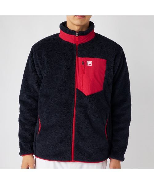 FILA フィラ シャギー フリース ジャケット ブルゾン（ブルゾン