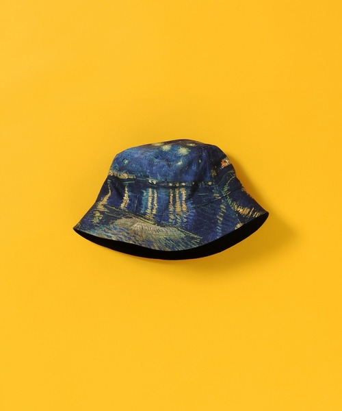 LAKOLE（ラコレ）の「【ラコレ アート】リバーシブルバケットハット / 639371（ハット・メンズ・ブラック/グレー・FREE）」の2枚目の写真