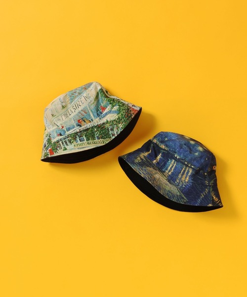 LAKOLE（ラコレ）の「【ラコレ アート】リバーシブルバケットハット / 639371（ハット・メンズ・ブラック/グレー・FREE）」の3枚目の写真