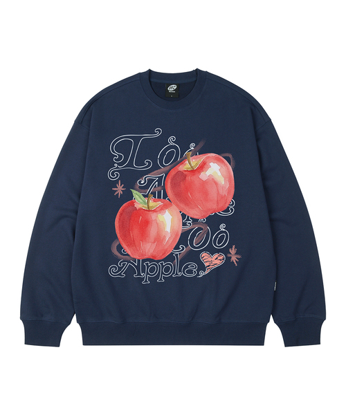 WILDROCK(ワイルドロック)の「トゥーアップル オーバーサイズ スウェット_9 COL(スウェット・レディース・ブラック/ベージュ/ネイビー/ブラウン/ピンク/ブルー/アイボリー/ダークグレー/チャコール・SMALL/MEDIUM/LARGE)」の7枚目の写真
