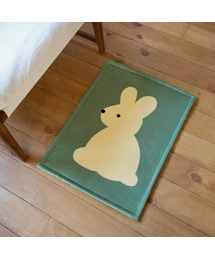 LICO HOUSE（リコハウス）の「ソフトイエローバニーマットラグ（ラグ/マット）」