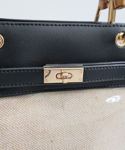 MIAN （ミアン）の「2wayクリアハンドバッグ【詳細動画あり】（ハンドバッグ・レディース・ブラック/ブラウン/グレイッシュベージュ・FREE）」の6枚目の写真