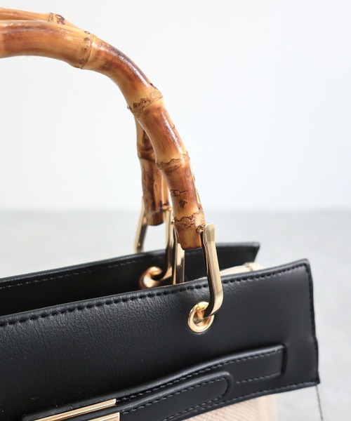 MIAN （ミアン）の「2wayクリアハンドバッグ【詳細動画あり】（ハンドバッグ・レディース・ブラック/ブラウン/グレイッシュベージュ・FREE）」の5枚目の写真