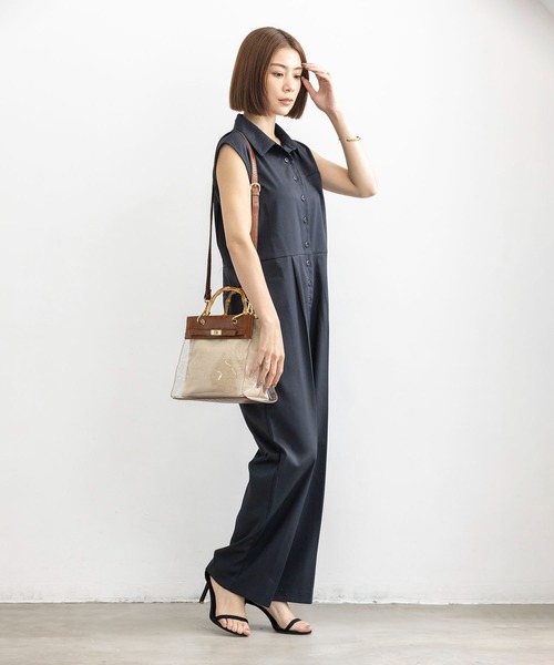 MIAN （ミアン）の「2wayクリアハンドバッグ【詳細動画あり】（ハンドバッグ・レディース・ブラック/ブラウン/グレイッシュベージュ・FREE）」の16枚目の写真