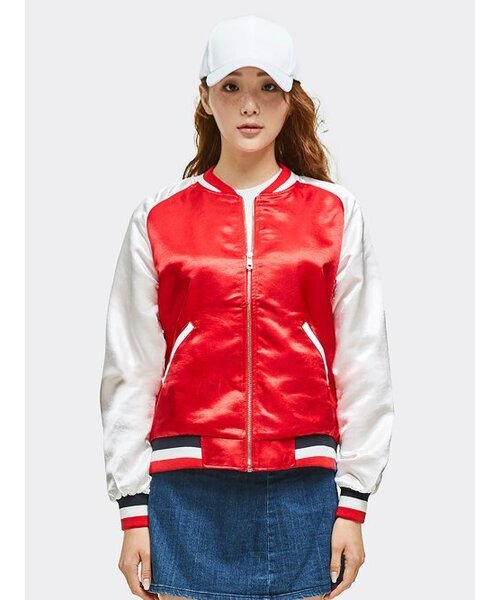 TEENY TIGER(ティーニータイガー)の「Traditional Embroidery Bomber Jacket Red(ブルゾン・レディース・その他・MEDIUM/SMALL)」の2枚目の写真