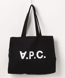 A.P.C.(�A�[�y�[�Z�[)��DENIM NATURAL  SHOPPING DANIELA BLACK LOGO(�g�[�g�o�b�O)