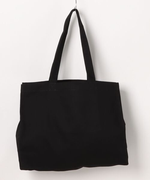 A.P.C.（アーペーセー）の「DENIM NATURAL  SHOPPING DANIELA BLACK LOGO（トートバッグ・メンズ・ブラック・ONESIZE）」の2枚目の写真