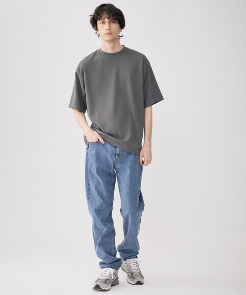 UNFILO（アンフィーロ）の「【オンオフ使える】さらさらドライ クリーンTEE（Tシャツ/カットソー・メンズ・ダークブラウン系/ブラック系/グレー系・MEDIUM/SMALL/X-LARGE/LARGE）」の16枚目の写真