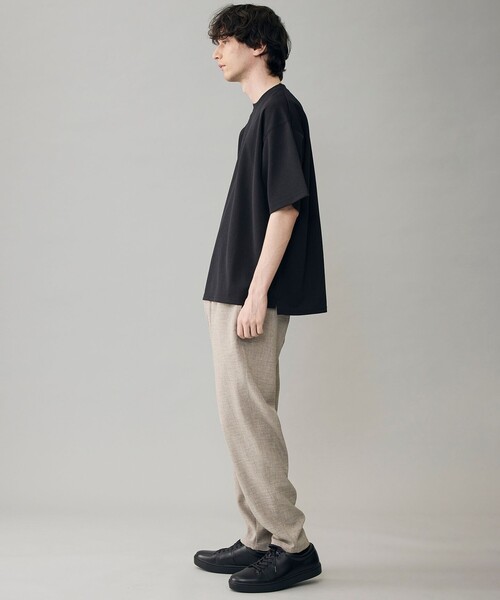 UNFILO（アンフィーロ）の「【オンオフ使える】さらさらドライ クリーンTEE（Tシャツ/カットソー・メンズ・ダークブラウン系/ブラック系/グレー系・MEDIUM/SMALL/X-LARGE/LARGE）」の5枚目の写真