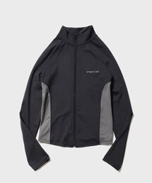 PIECE TEAM TRACK CROP JACKET (BLACK)