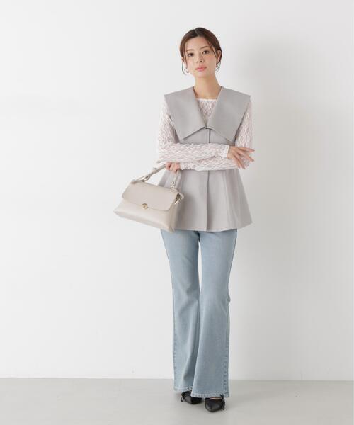 a/mie(アミー)の「<a>フレアデニム / 1216139201(デニムパンツ・レディース・ブルー/ブラック・MEDIUM/P/S/PSS/SMALL)」の17枚目の写真