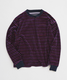 JOURNAL STANDARD relume | ベルベットタッチ ベロアボーダー ロンT(Tシャツ/カットソー)