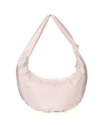 NICOLE NYLON SHOULDER KNOT BAG_LIGHT PINK