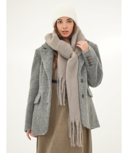 ACUD(アクド)の「Alpaca Fur Jacket Coat _Grey(その他アウター・レディース・グレー・M/S)」の3枚目の写真
