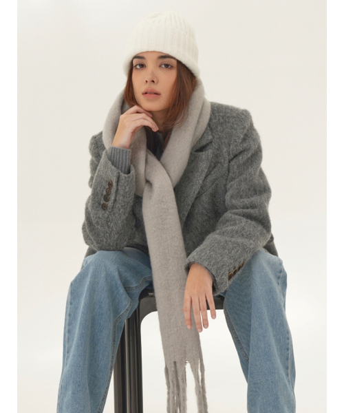 ACUD(アクド)の「Alpaca Fur Jacket Coat _Grey(その他アウター・レディース・グレー・M/S)」の5枚目の写真
