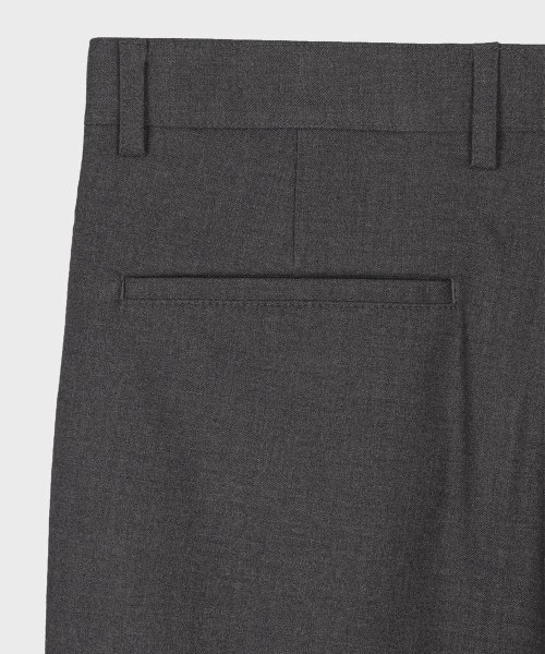 LIEU HOMME(リュウオム)の「ウールブレンドツーピンタックワイドスラックス_ダークブラウン(スラックス・メンズ・その他・L/XL/M)」の5枚目の写真
