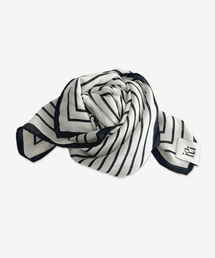 IULAI（イウライ）の「シリンダースカーフストライプアイボリー（バンダナ/スカーフ）」