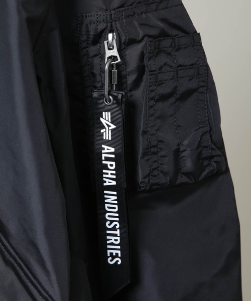 Alpha Industries（アルファインダストリーズ）の「ALPHA INDUSTRIES/別注 CWU FLIGHT JACKET（ブルゾン・メンズ・ブラック・S/M/L）」の11枚目の写真