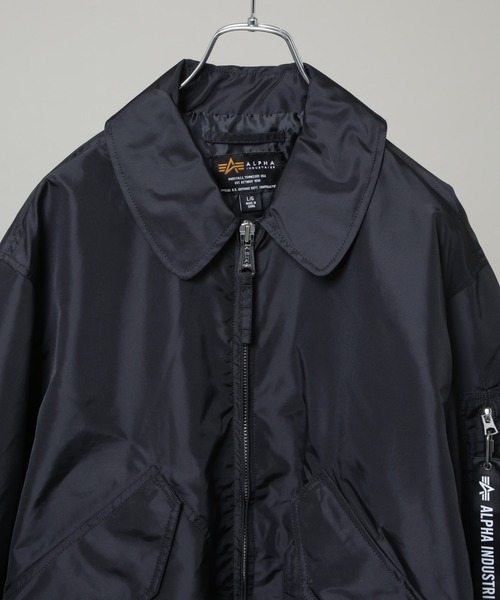 Alpha Industries（アルファインダストリーズ）の「ALPHA INDUSTRIES/別注 CWU FLIGHT JACKET（ブルゾン・メンズ・ブラック・S/M/L）」の3枚目の写真