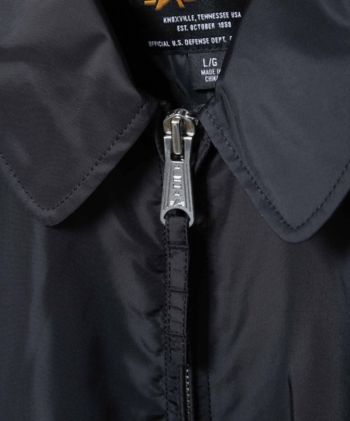 Alpha Industries（アルファインダストリーズ）の「ALPHA INDUSTRIES/別注 CWU FLIGHT JACKET（ブルゾン・メンズ・ブラック・S/M/L）」の5枚目の写真