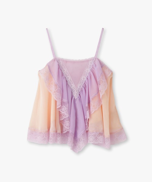 ANNA SUI NYC(アナ スイ エヌ ワイ シー)の「パネルレースキャミ(シャツ/ブラウス・レディース・オレンジ/ホワイト/ブラック・FREE)」の15枚目の写真
