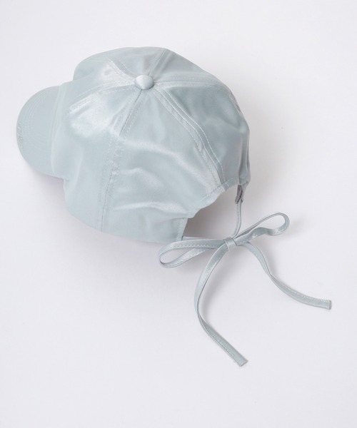 Riberry(リベリー)の「バックリボンサテンキャップ(キャップ・レディース・グレー/アイボリー/ブラック・FREE)」の20枚目の写真