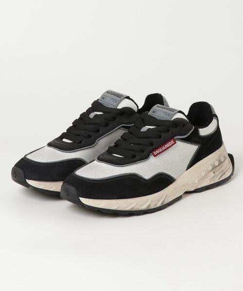 DSQUARED2（ディースクエアード）の「Sprinter Sneakers/0251（スニーカー・メンズ・グレー系その他/ブラック系その他・41/42/40）」の2枚目の写真