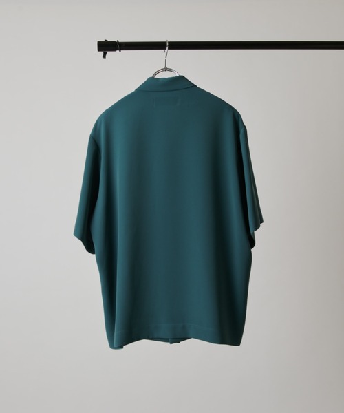 CULLNI(クルニ)の「【CULLNI exclusive for Lui's】タイロッケン半袖シャツジャケット(シャツ/ブラウス・メンズ・モカ/ブラック/ネイビー・2/1)」の12枚目の写真