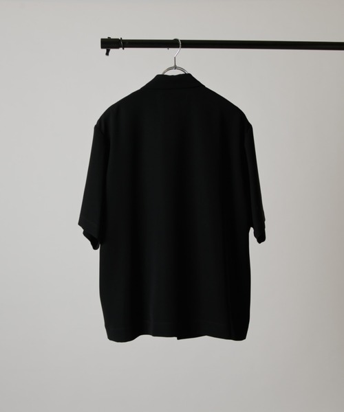 CULLNI(クルニ)の「【CULLNI exclusive for Lui's】タイロッケン半袖シャツジャケット(シャツ/ブラウス・メンズ・モカ/ブラック/ネイビー・2/1)」の6枚目の写真