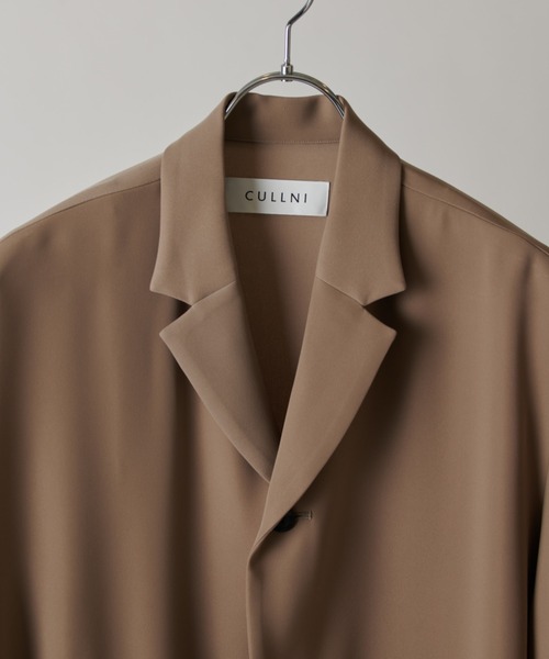 CULLNI(クルニ)の「【CULLNI exclusive for Lui's】タイロッケン半袖シャツジャケット(シャツ/ブラウス・メンズ・モカ/ブラック/ネイビー・2/1)」の10枚目の写真