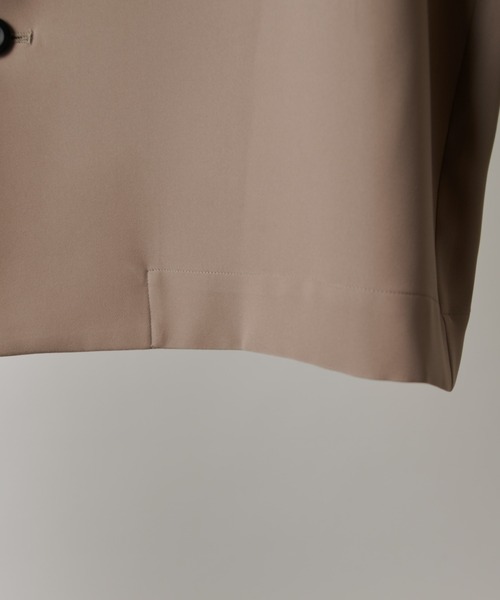 CULLNI(クルニ)の「【CULLNI exclusive for Lui's】タイロッケン半袖シャツジャケット(シャツ/ブラウス・メンズ・モカ/ブラック/ネイビー・2/1)」の18枚目の写真